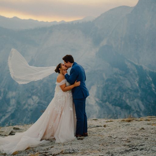 Blessy & Colin | Yosemite National Park Backpacking Elopement